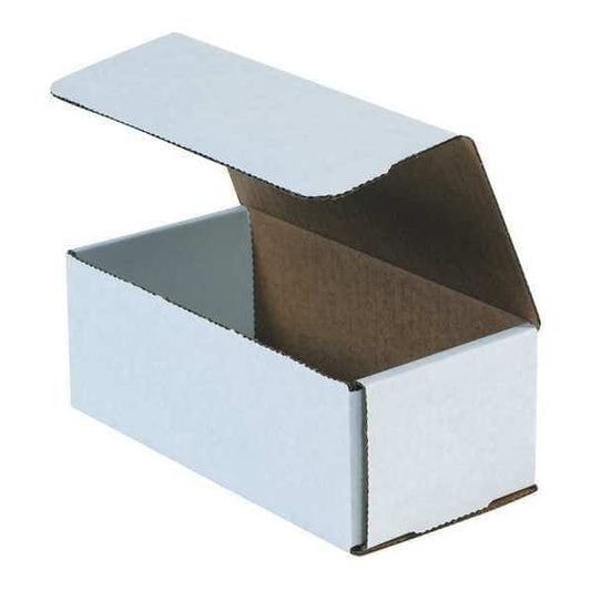 Corrugated Mailers, 10" x 4" x 3", White, 50/Bundle
