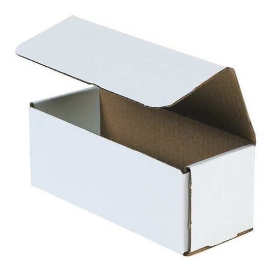 Corrugated Mailers, 10" x 3" x 3", White, 50/Bundle