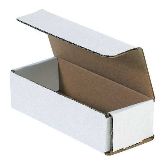 Corrugated Mailers, 14" x 3" x 3", White, 50/Bundle