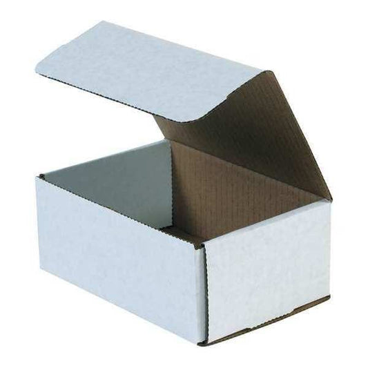 Corrugated Mailers, 7 1/8" x 5" x 3", White, 50/Bundle