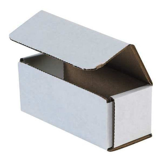 Corrugated Mailers, 5" x 2" x 2", White, 50/Bundle