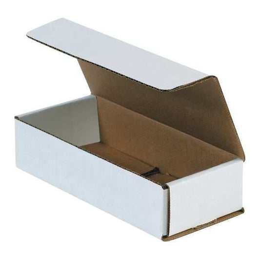 Corrugated Mailers, 10" x 5" x 2", White, 50/Bundle
