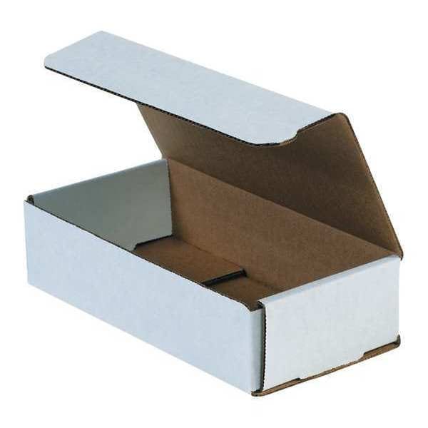 Corrugated Mailers, 9" x 4" x 2", White, 50/Bundle