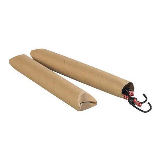 Crimped End Mailing Tubes, 2" x 18", Kraft, 50/Case