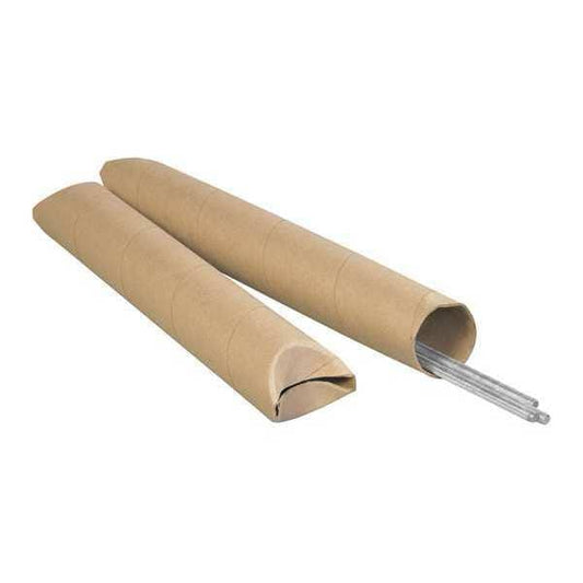 Crimped End Mailing Tubes, 3" x 42", Kraft, 24/Case