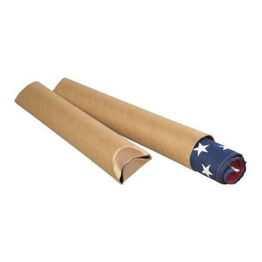 Crimped End Mailing Tubes, 4" x 15", Kraft, 15/Case