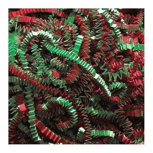 Crinkle Paper, 10 lb., Christmas Blend, 1/Case