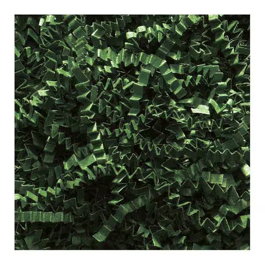 Crinkle Paper, 10 lb., Forest Green, 1/Case