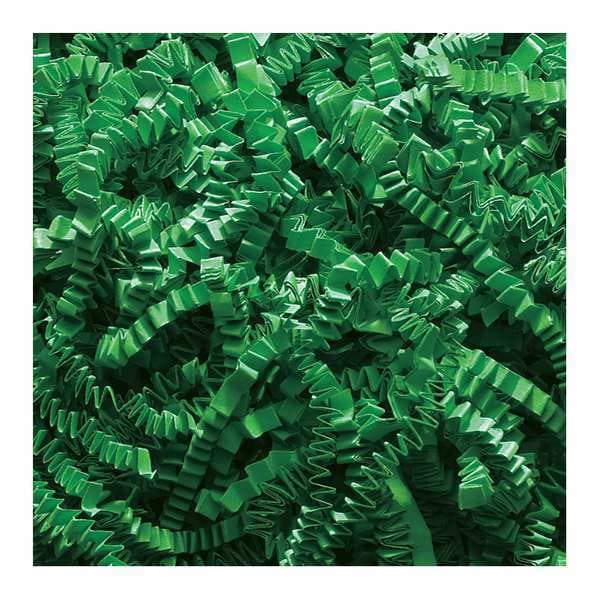 Crinkle Paper, 10 lb., Green, 1/Case