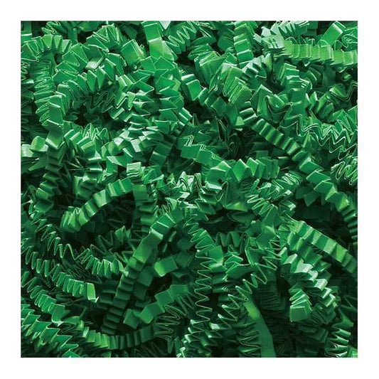 Crinkle Paper, 10 lb., Green, 1/Case