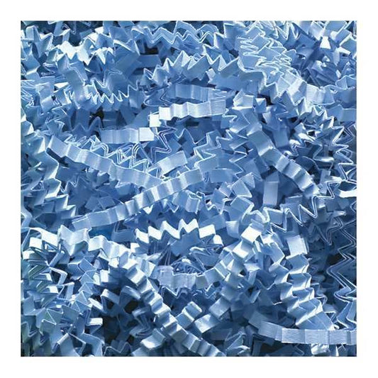 Crinkle Paper, 10 lb., Light Blue, 1/Case