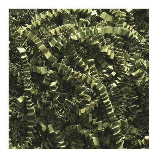 Crinkle Paper, 10 lb., Olive, 1/Case