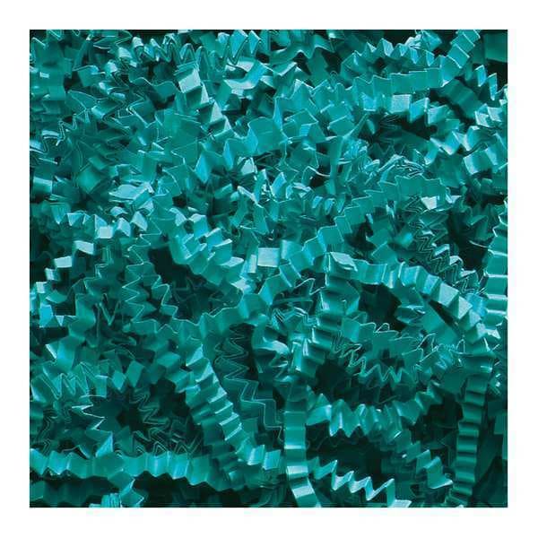 Crinkle Paper, 10 lb., Teal, 1/Case