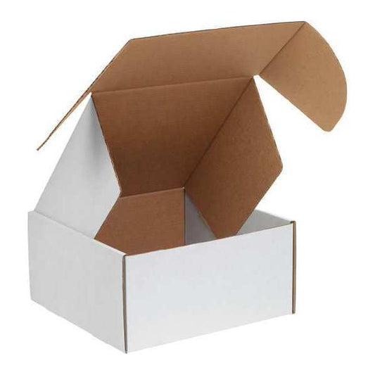 Deluxe Literature Mailers, 10" x 10" x 5", White, 50/Bundle
