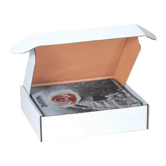 Deluxe Literature Mailers, 12" x 12" x 3", White, 50/Bundle
