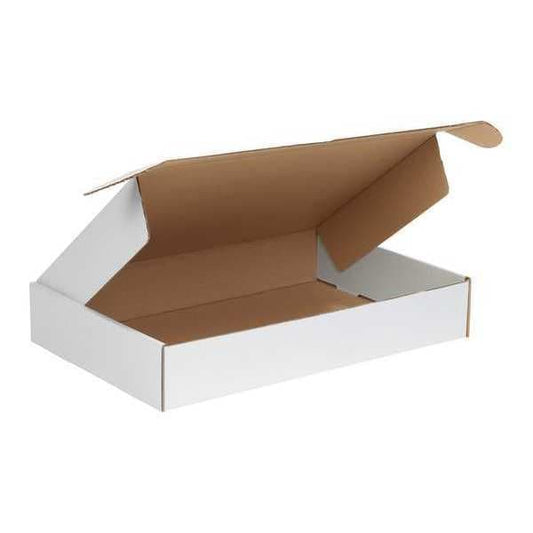 Deluxe Literature Mailers, 15 1/8" x 11 1/8" x 3", White, 50/Bundle