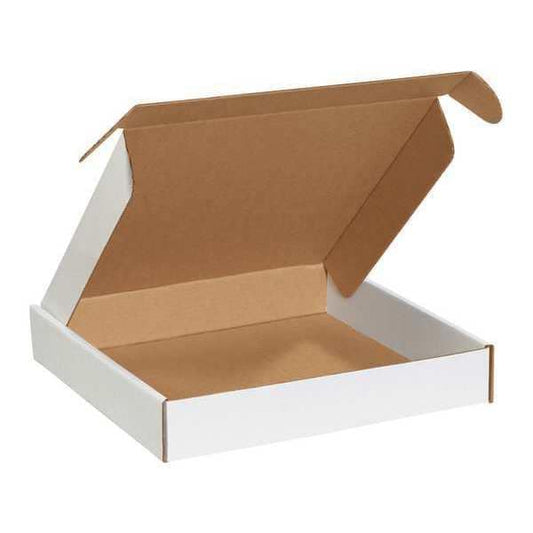 Deluxe Literature Mailers, 12" x 12" x 2", White, 50/Bundle