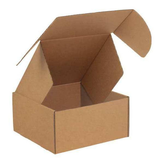 Deluxe Literature Mailers, 10" x 10" x 5", Kraft, 50/Bundle
