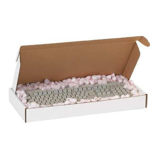 Deluxe Literature Mailers, 24" x 14" x 4", White, 25/Bundle