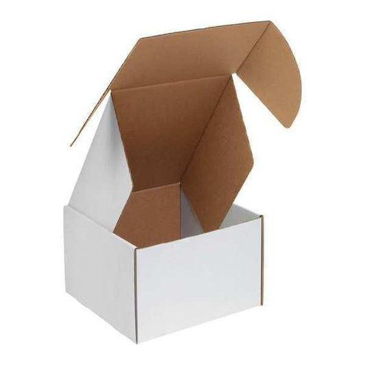 Deluxe Literature Mailers, 4" x 4" x 4", White, 50/Bundle