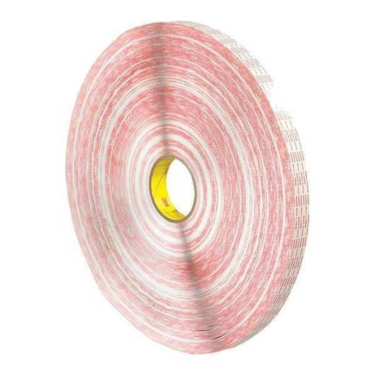 3M™ 476XL Double Sided Extended Liner Tape, 6.0 Mil, 1" x 540 yds., Clear, 6/Case