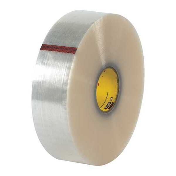 3M™ 372 Carton Sealing Tape, 2.2 Mil, 3" x 1000 yds., Clear, 4/Case