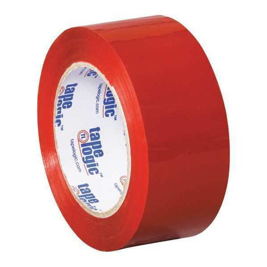 Tape Logic® Carton Sealing Tape, 2.2 Mil, 2" x 110 yds., Red, 18/Case
