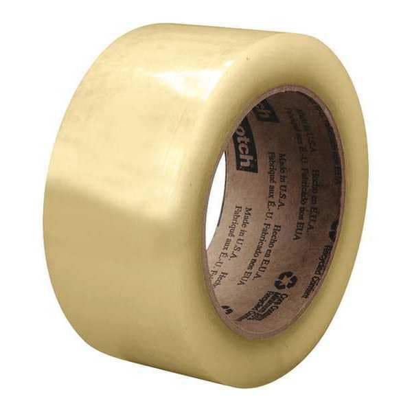 3M™ 3073 Carton Sealing Tape, 2.6 Mil, 2" x 110 yds., Clear, 36/Case