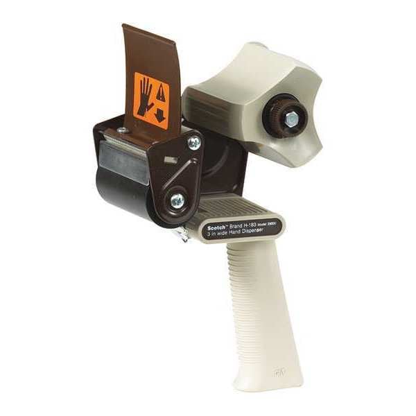 3M™ H-183 Carton Sealing Tape Dispenser, 3", Tan/Gray, 1/Each