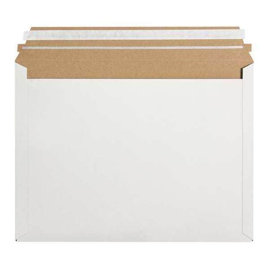 Express Pouch Mailer, 12 1/2" x 9 1/2", White, 250/Case