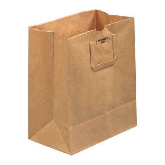 12" x 7" x 14" Flat Handle Grocery Bags, PK 300