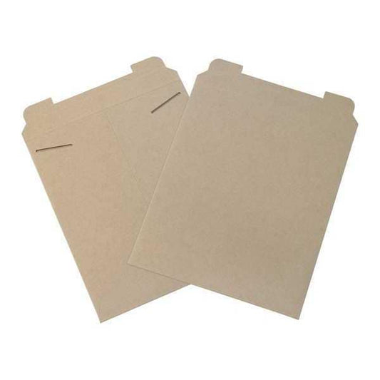 Flat Mailers, 12 3/4" x 15", Kraft, 100/Case