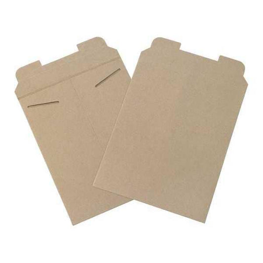 Flat Mailers, 9 3/4" x 12 1/4", Kraft, 100/Case