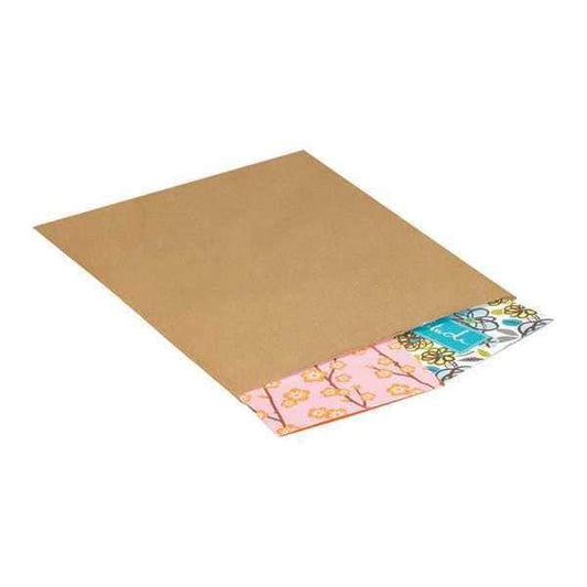 Flat Merchandise Bags, 8 1/2" x 11", Kraft, 2000/Case