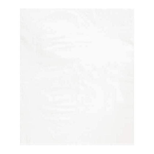 Flat Poly Bags, 15" x 18", 2 mil, White, 1000 PK