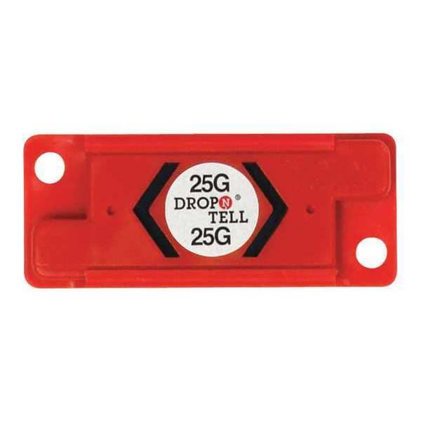Drop-N-Tell® Resettable Indicator 25G, Red, 25/Case