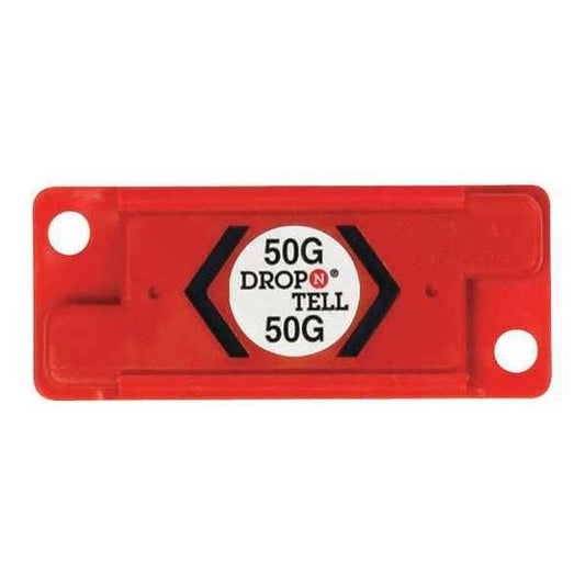 Drop-N-Tell® Resettable Indicator 50G, Red, 25/Case