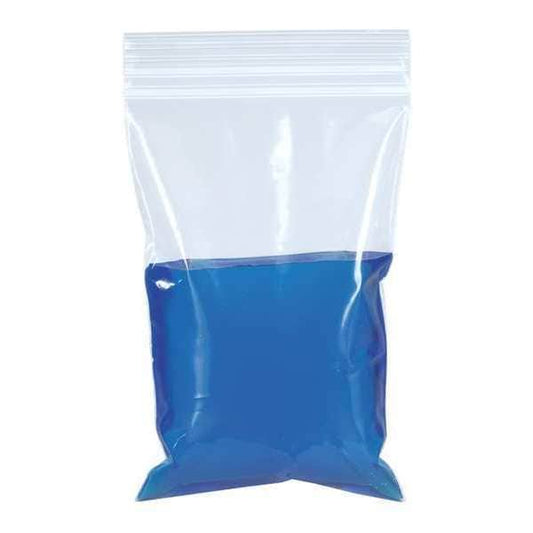 Double Track Poly Bags, 8" x 8", 4 mil, Clear, 1000 PK