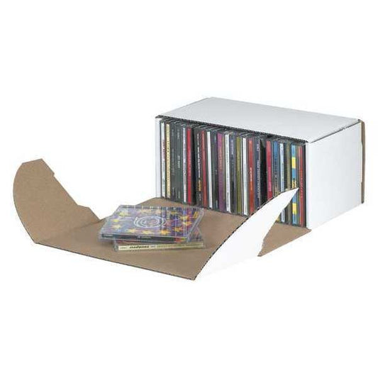 Outside Tuck Mailers, 10 5/16" x 5" x 5 9/16", White, 50/Bundle