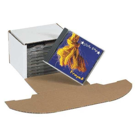 Outside Tuck Mailers, 5 5/8" x 4 3/16" x 5", White, 50/Bundle