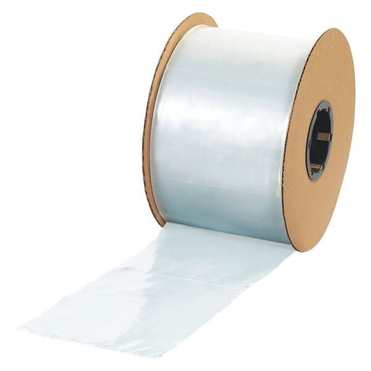 Plastic Bags Roll, 6" x 6", 2 mil, Clear, None