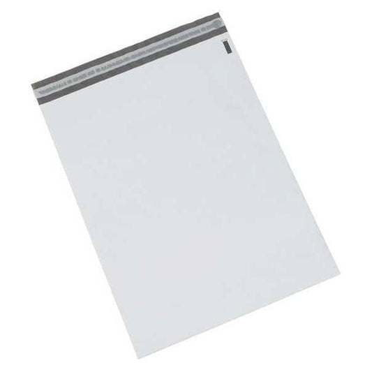 Poly Mailers, 14 1/2" x 19", White, 100/Case