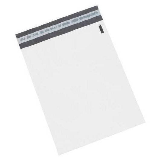 Poly Mailers, 10" x 13", White, 100/Case