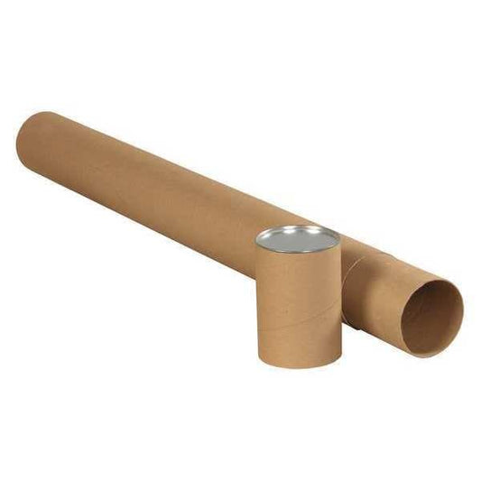 Premium Telescoping Tubes, 3" x 24", Kraft, 24/Case