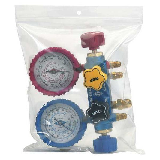Reclosable Poly Bag, 8" L, 5" W, 4 mil Thick