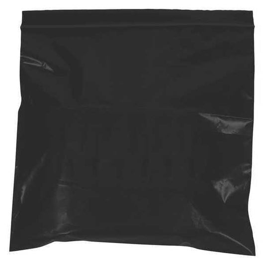 Poly Bags, 12" x 15", 2 mil, Black, 1000 PK