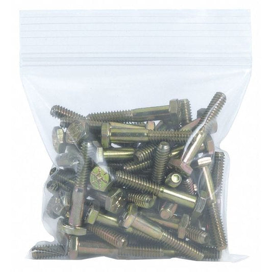 Reclosable Poly Bag, 30" L, 20" W, 8 mil Thick