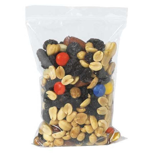 Reclosable Poly Bag, 12" L, 10" W, 2 mil Thick