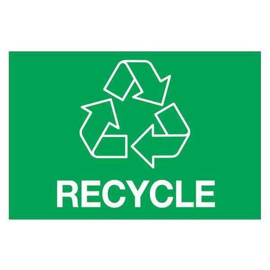 Tape Logic® Rectangle Labels, "Recycle", 2" x 3", Green, 500/Roll