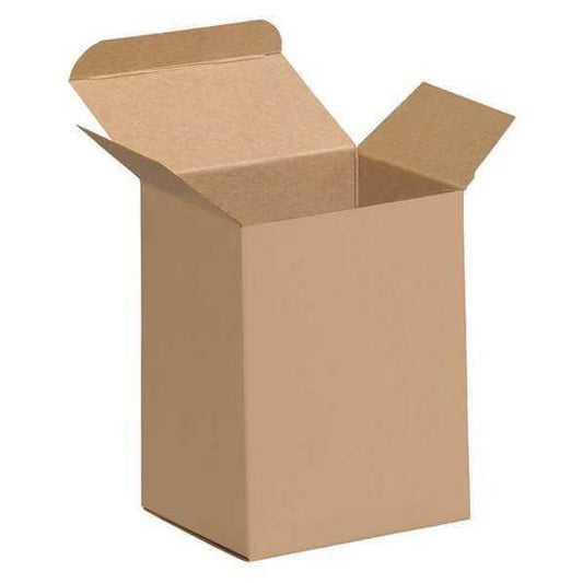 Reverse Tuck Folding Cartons, 2" x 1 1/4" x 3", Kraft, 1000/Case